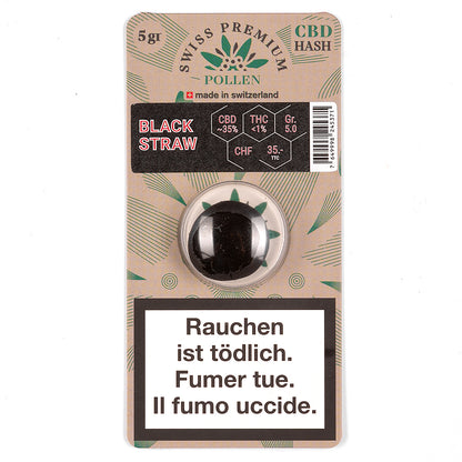 Swiss Premium Pollen Black Straw 5g