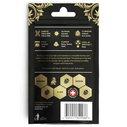 High Level Genetics Seeds Bombastic Berry 3pcs fem