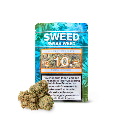 Sweed Super Silver Haze Premium Buds Swiss Indoor 2g