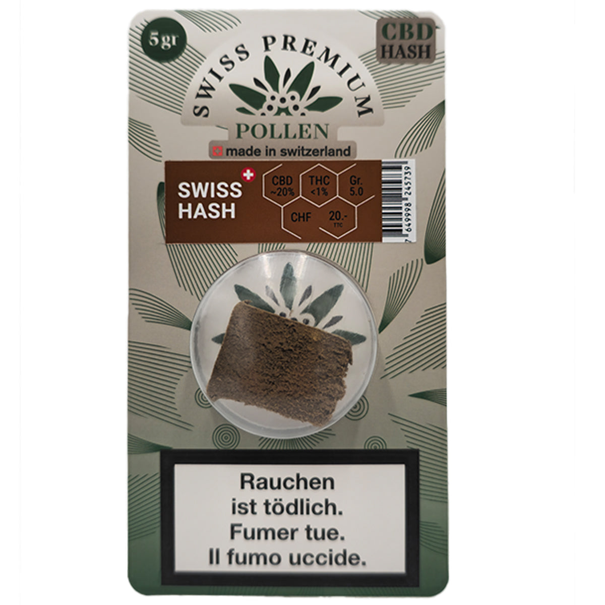 Swiss Premium Pollen Swiss Hash 5g