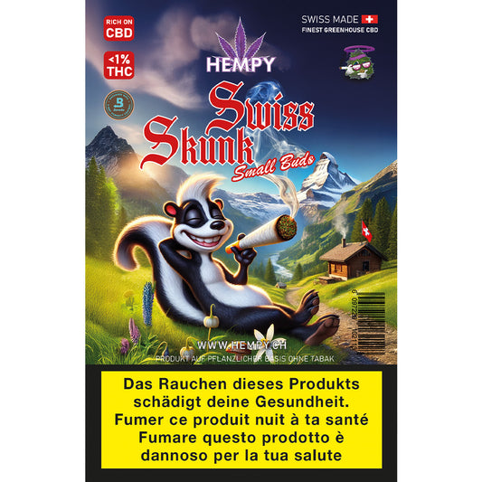 Hempy Swiss Skunk Green House Small Buds 33g